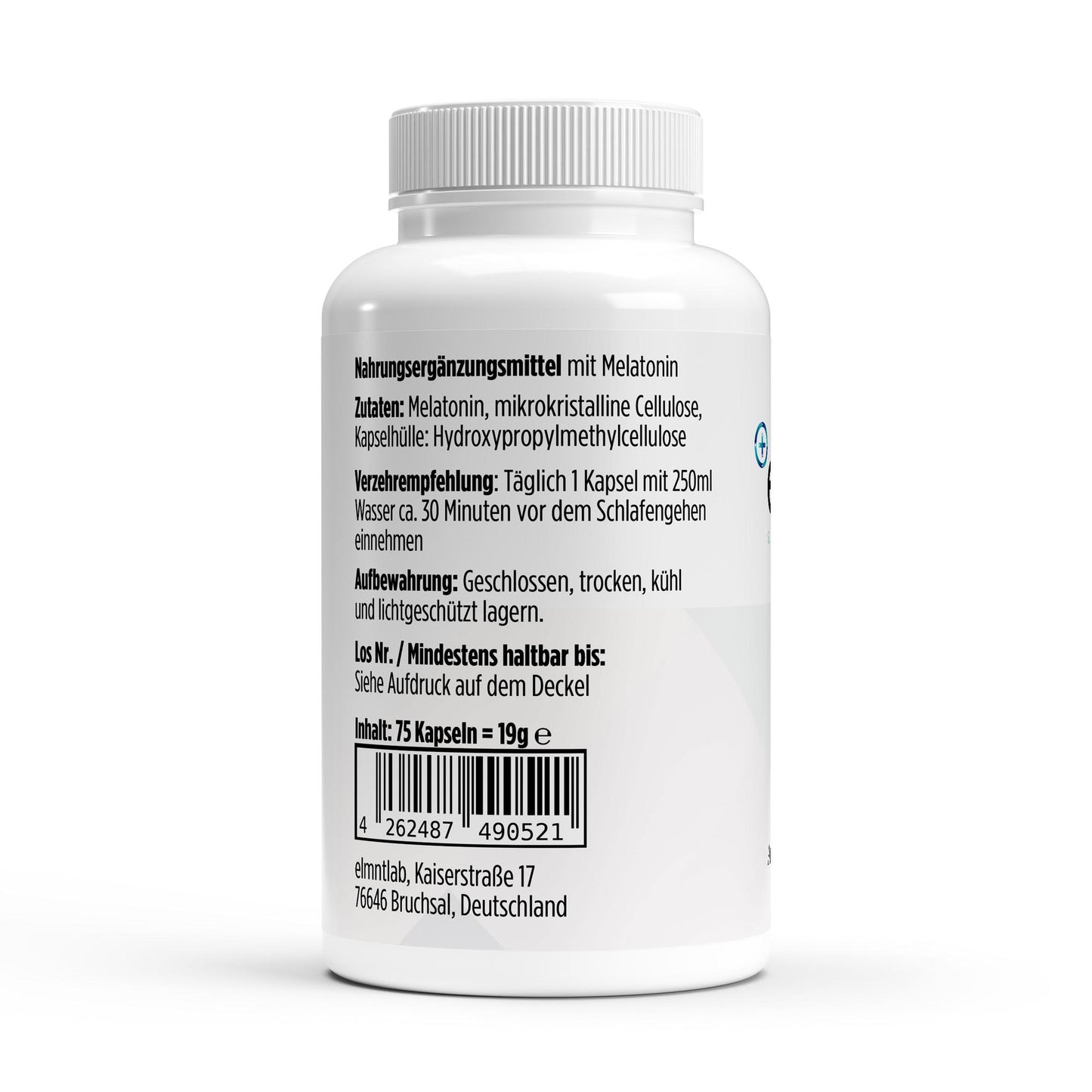 Melatonin 75 Kapseln Schlaf Erholung Einschlafhilfe