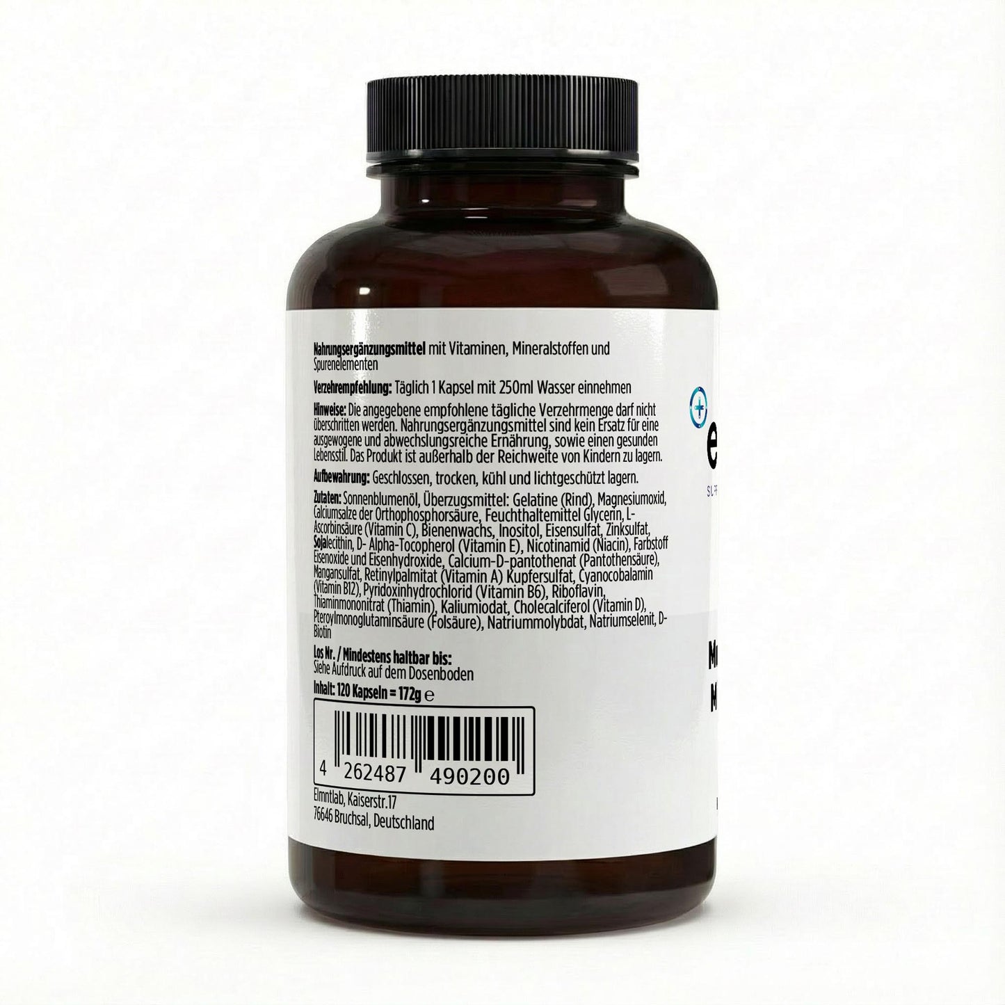 Multivitamin Mineral Komplex 120 Softgels Tagesversorgung