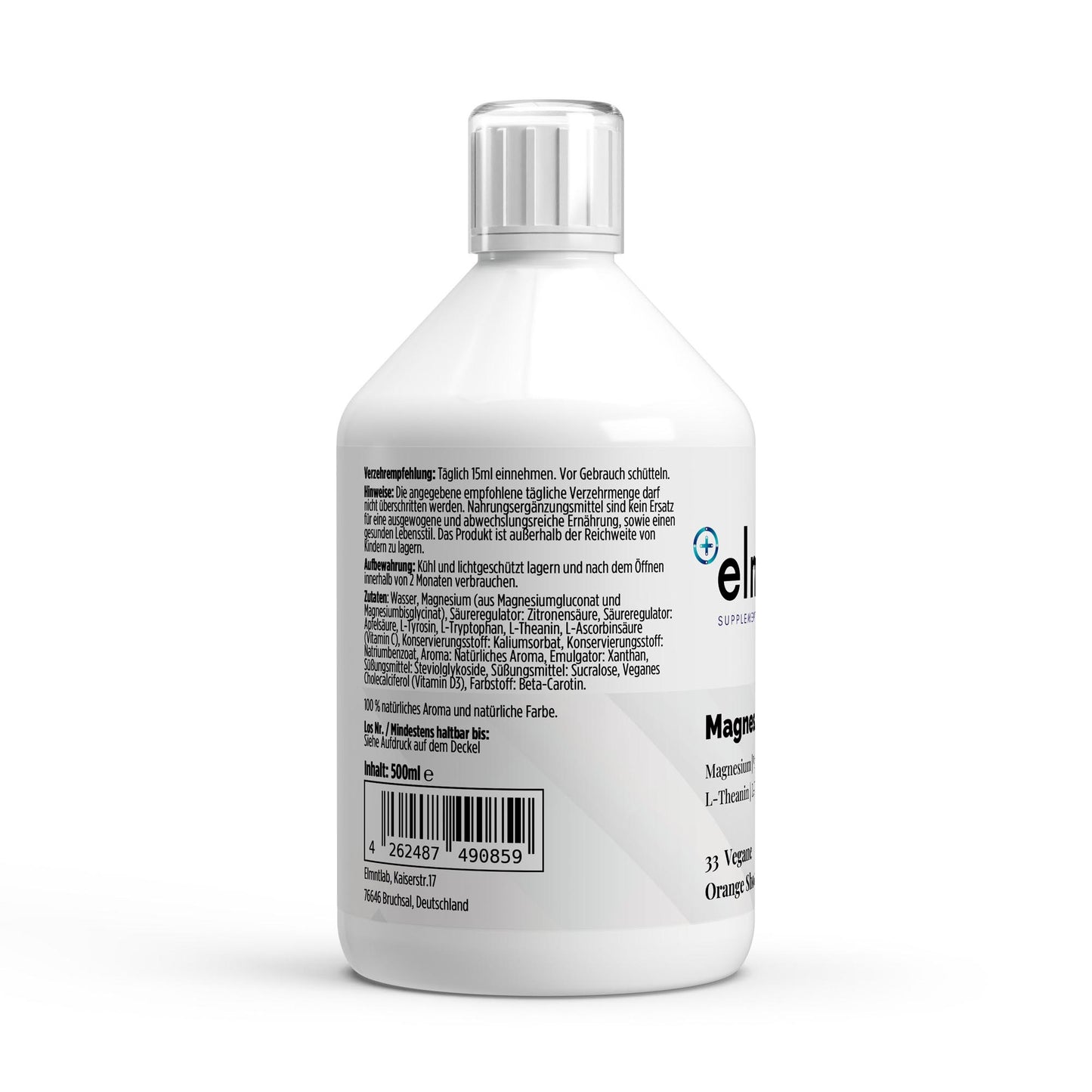 Magnesium Komplex Shots Plus 500ml flüssig Muskeln Nerven