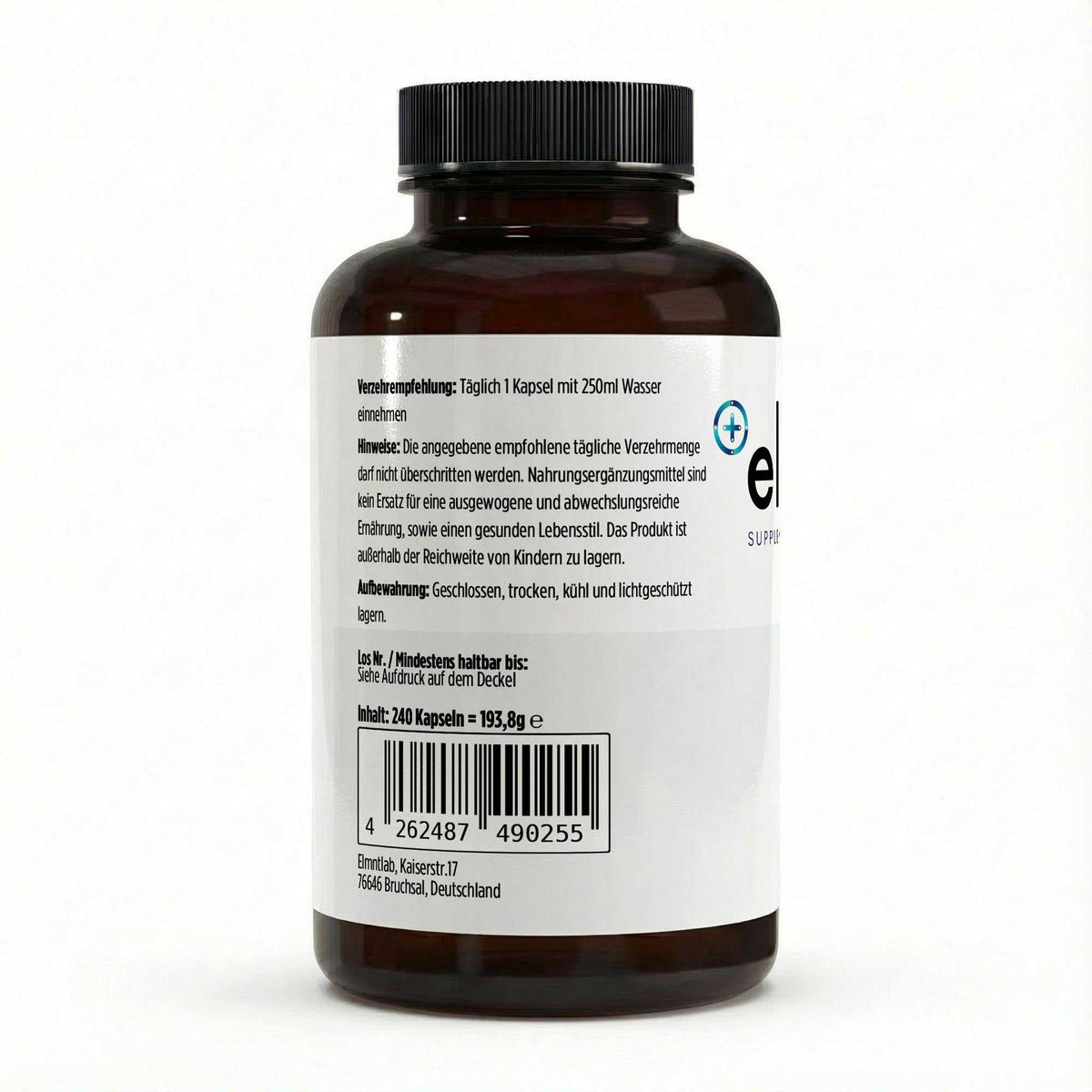 Gepuffertes Vitamin C 500mg Magnesium 240 Kapseln magenschonend