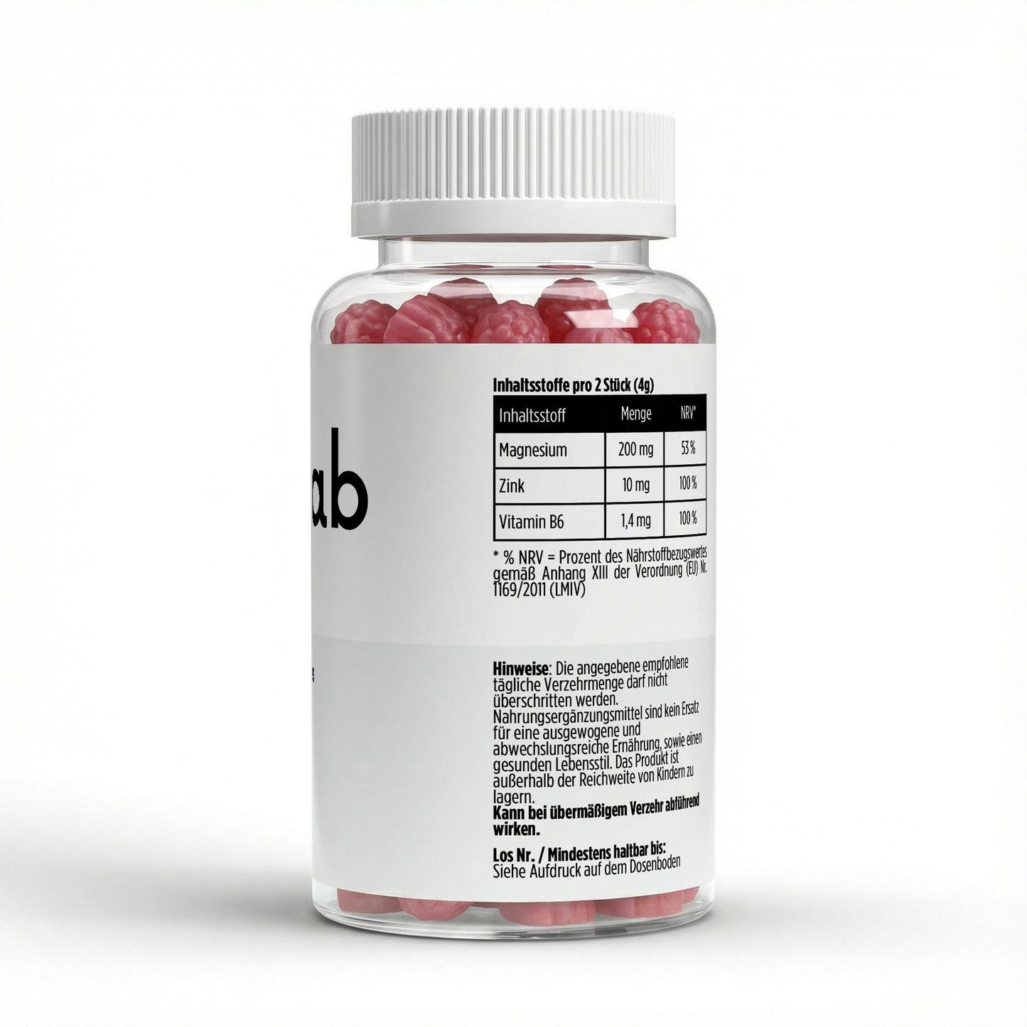 Magnesium Zink B6 Gummies 60 Stück lecker praktisch
