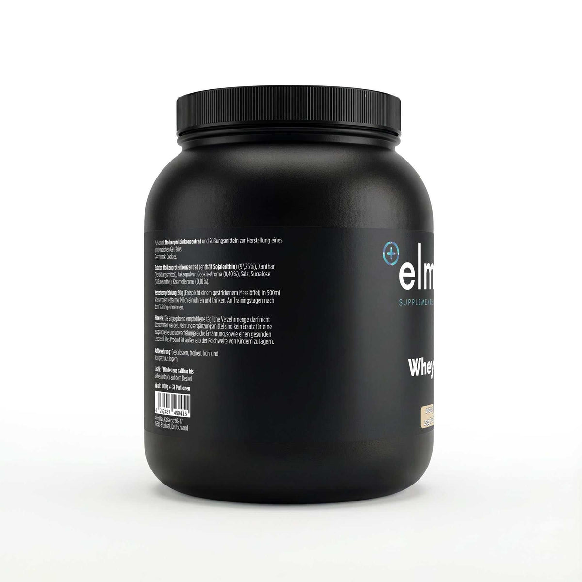 Premium Whey Protein Cookies 1kg Dose Proteinpulver