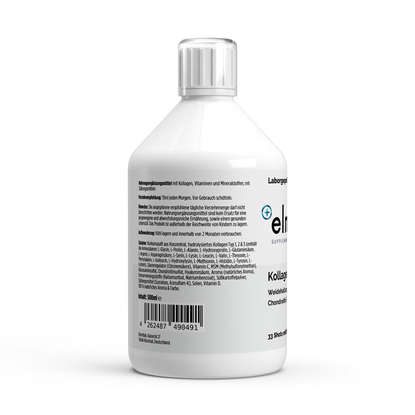 Kollagen Support Shots 1500 DA Wild Berry 500ml Bindegewebe