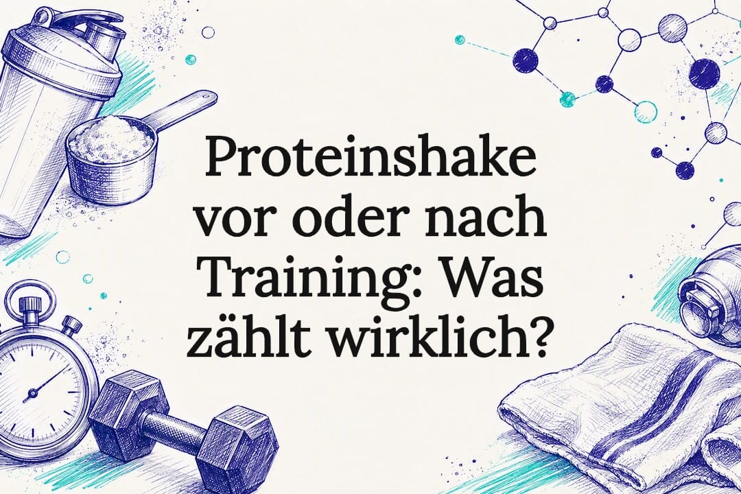 Titelseite zu Proteinshake und Training