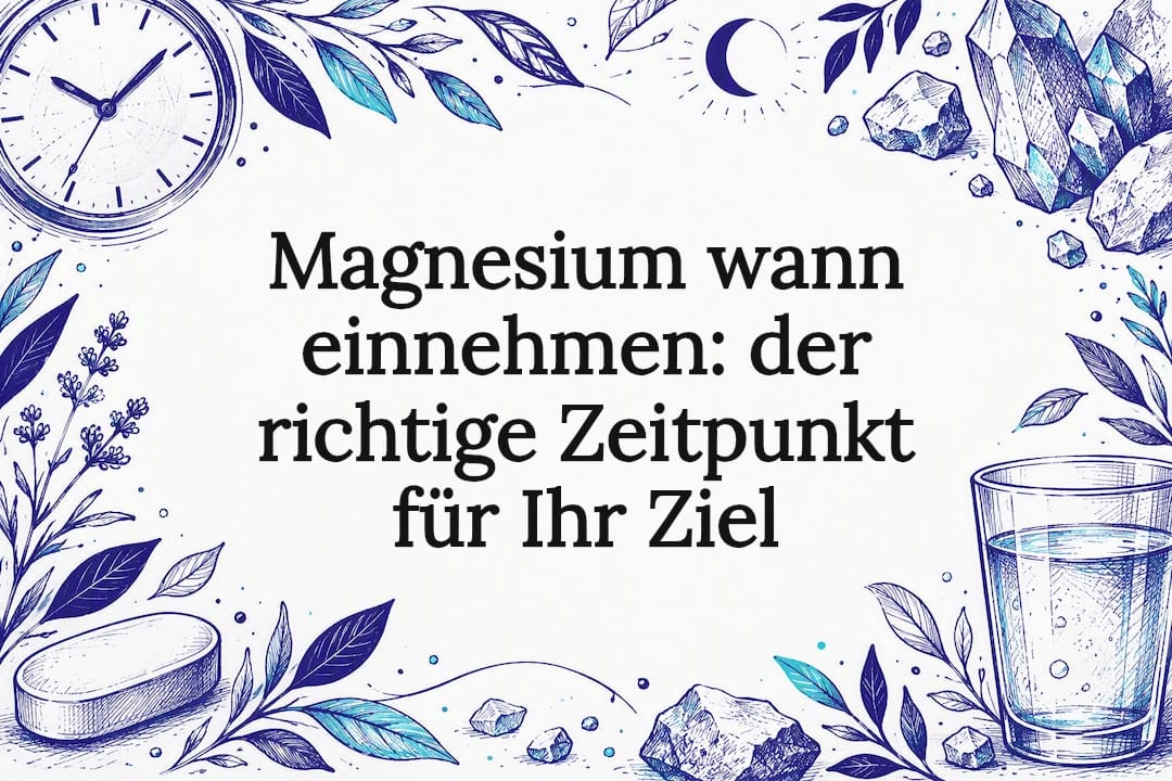 Dekorative Titelseiten-Illustration zum Magnesium-Timing