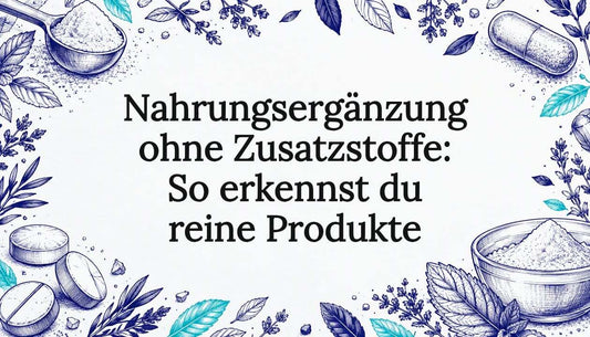 Darstellung von reinen Nahrungsergänzungsmitteln