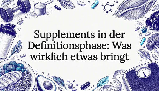 Titelseite mit handgezeichneten Fitness-Illustrationen