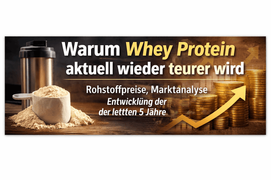 Whey Protein Preisentwicklung - Rohstoffpreise und Marktanalyse der letzten 5 Jahre