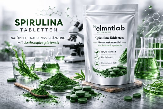 Spirulina Tabletten 1000 Stück - Natürliches Superfood reich an Proteinen, Vitaminen und Antioxidantien