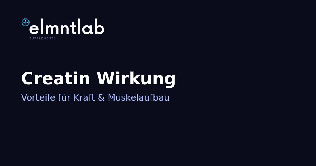 Creatin Wirkung – Vorteile für Kraft, Leistung und Muskelaufbau