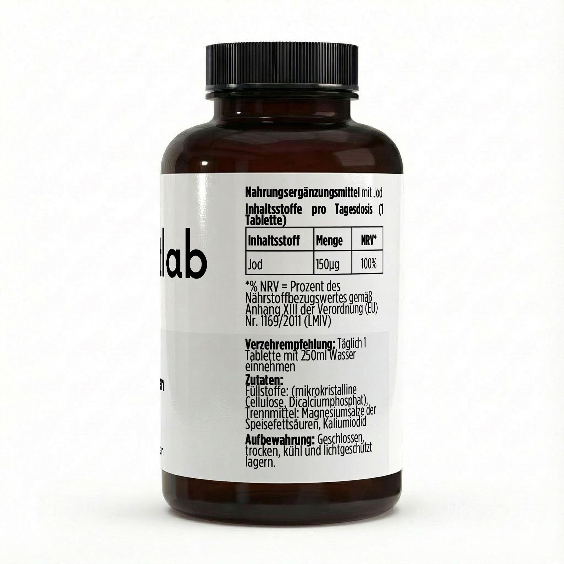 Jod 180 vegane Tabletten Schilddrüse Stoffwechsel