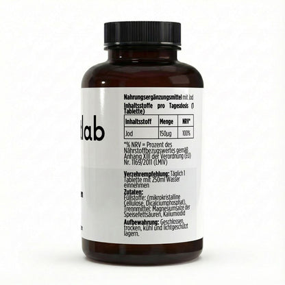 Jod 180 vegane Tabletten Schilddrüse Stoffwechsel
