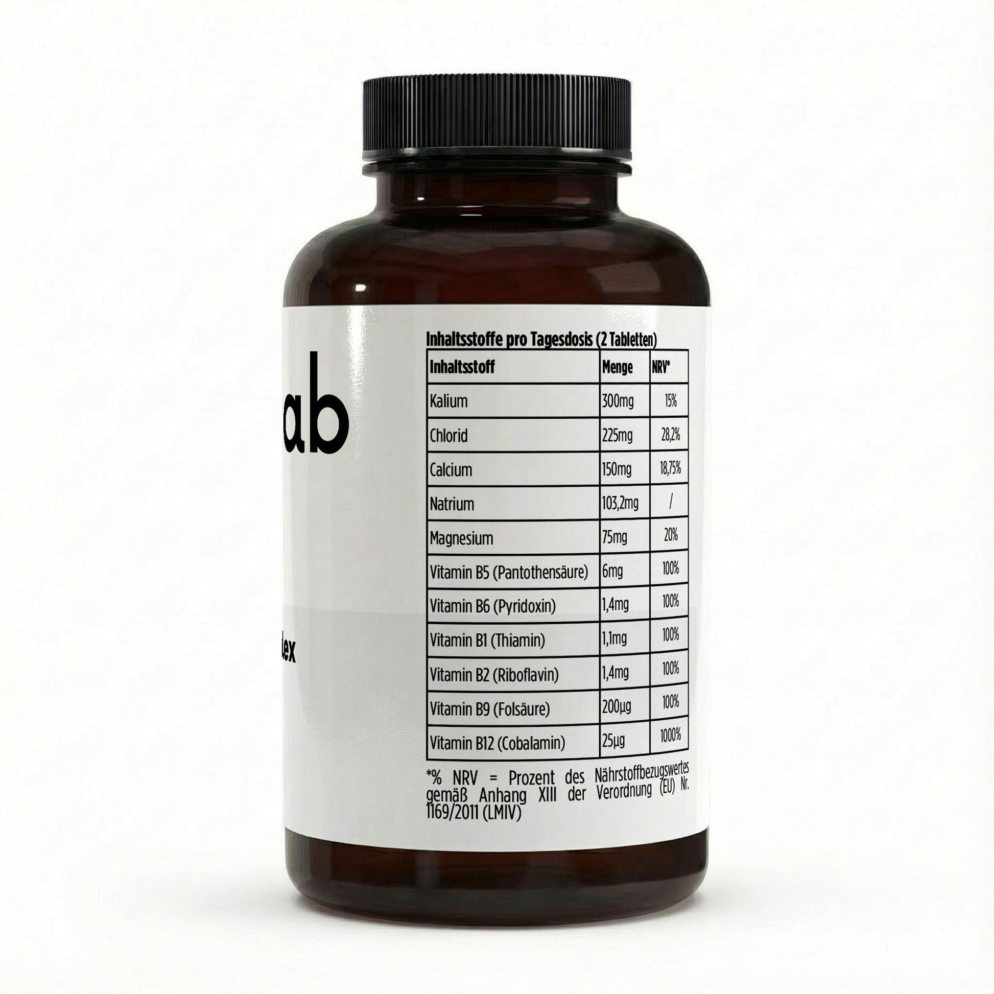 Elektrolyt Komplex 120 vegane Tabletten Mineralstoffversorgung