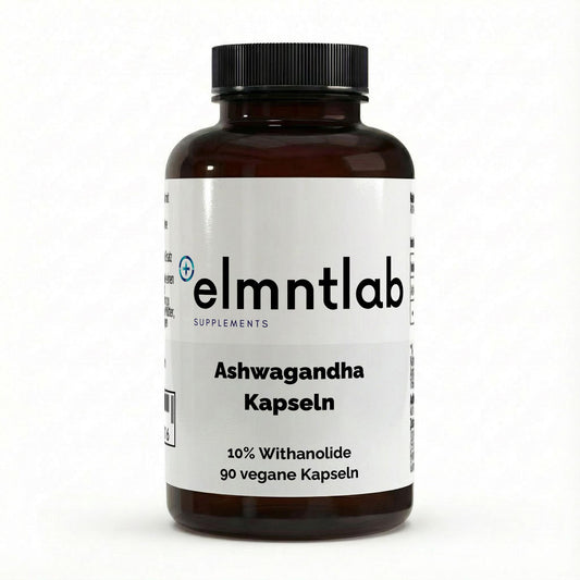 Ashwagandha 10 Prozent Withanolide 90 vegane Kapseln Stressabbau