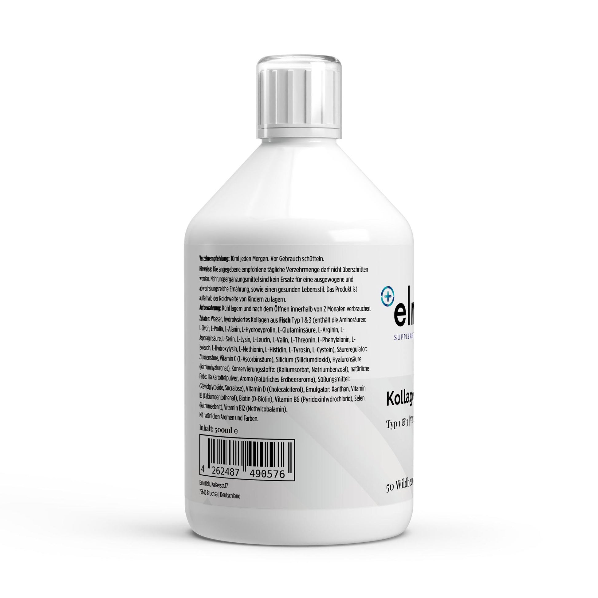 Kollagen Marine Shots 1500 DA Wildbeere 500ml Haut Haare