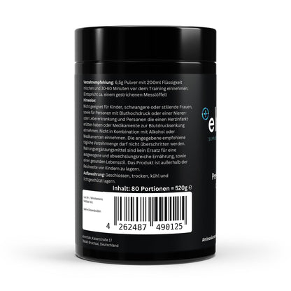 Pre-Workout Booster Orange 520g Energie Fokus Training