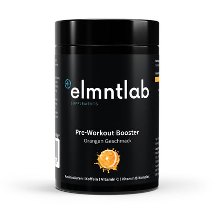 Pre-Workout Booster Orange 520g Energie Fokus Training