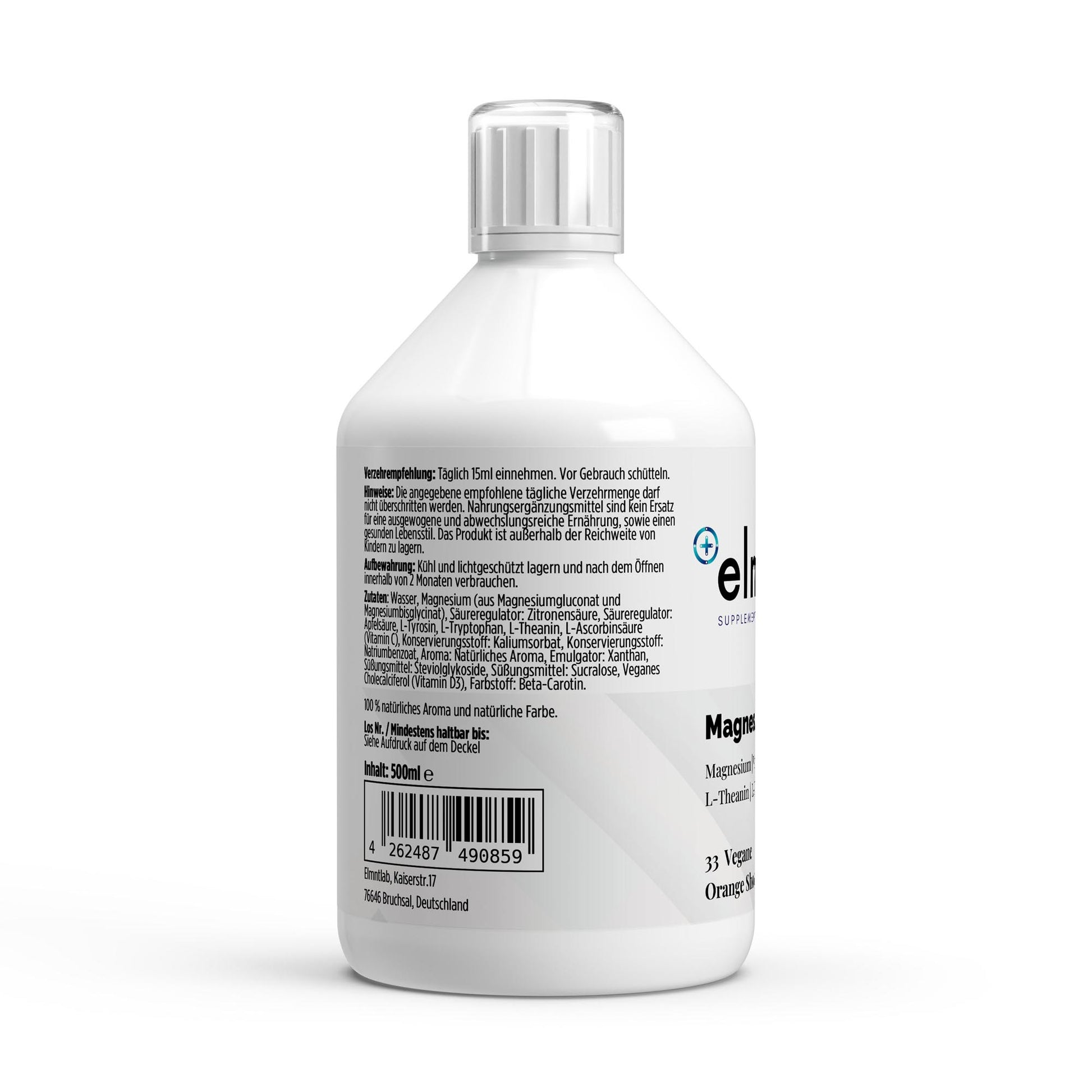 Magnesium Komplex Shots Plus 500ml flüssig Muskeln Nerven