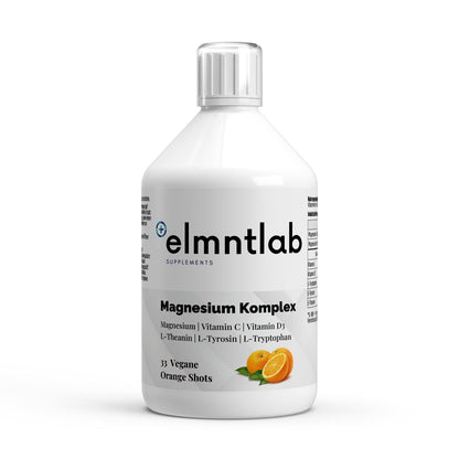 Magnesium Komplex Shots Plus 500ml flüssig Muskeln Nerven