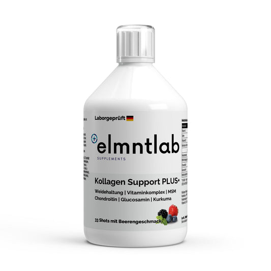 Kollagen Support Shots 1500 DA Wild Berry 500ml Bindegewebe