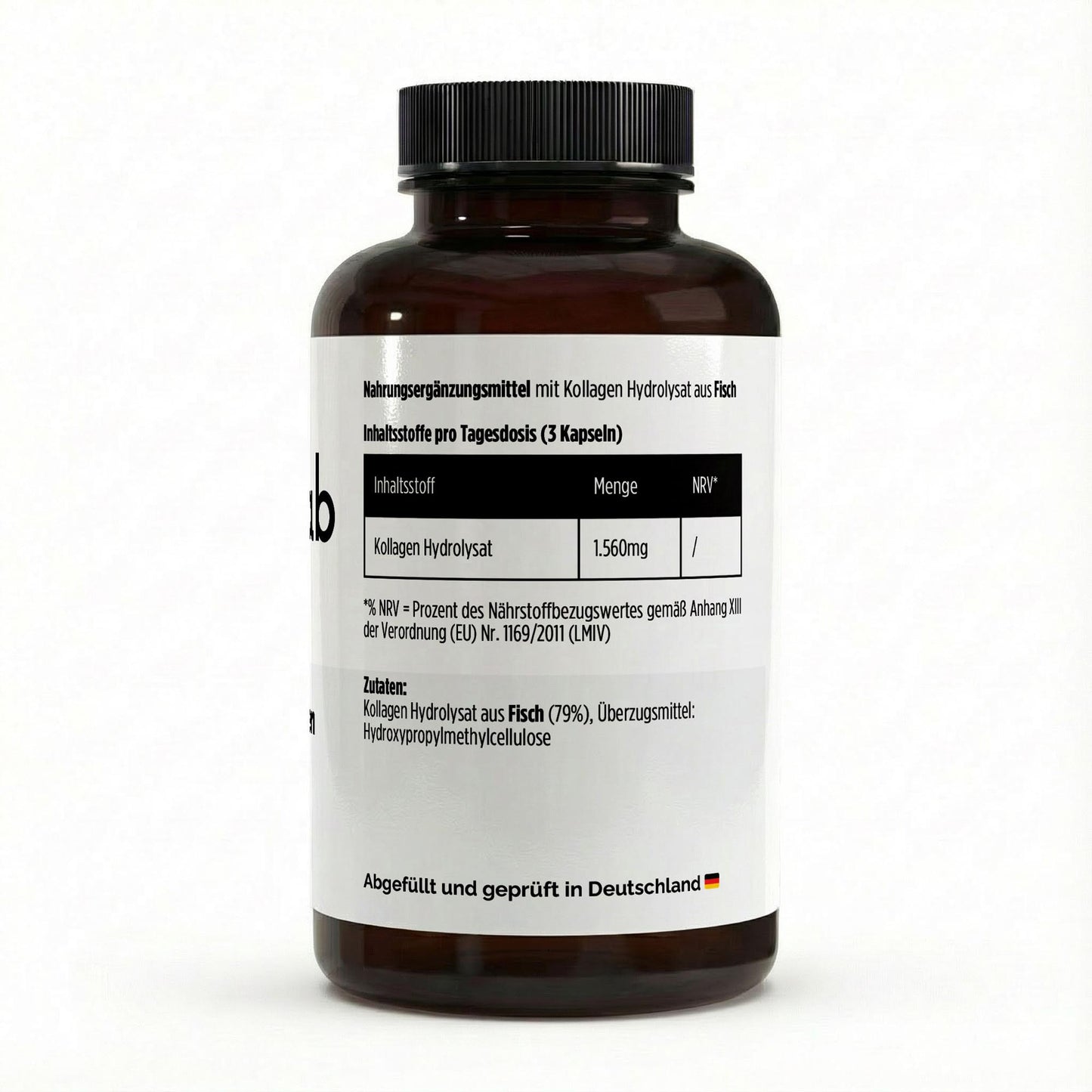 Marine Kollagen Peptide 120 Kapseln Haut Gelenke