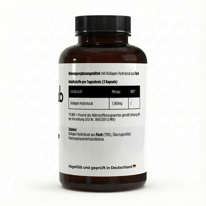 Marine Kollagen Peptide 120 Kapseln Haut Gelenke