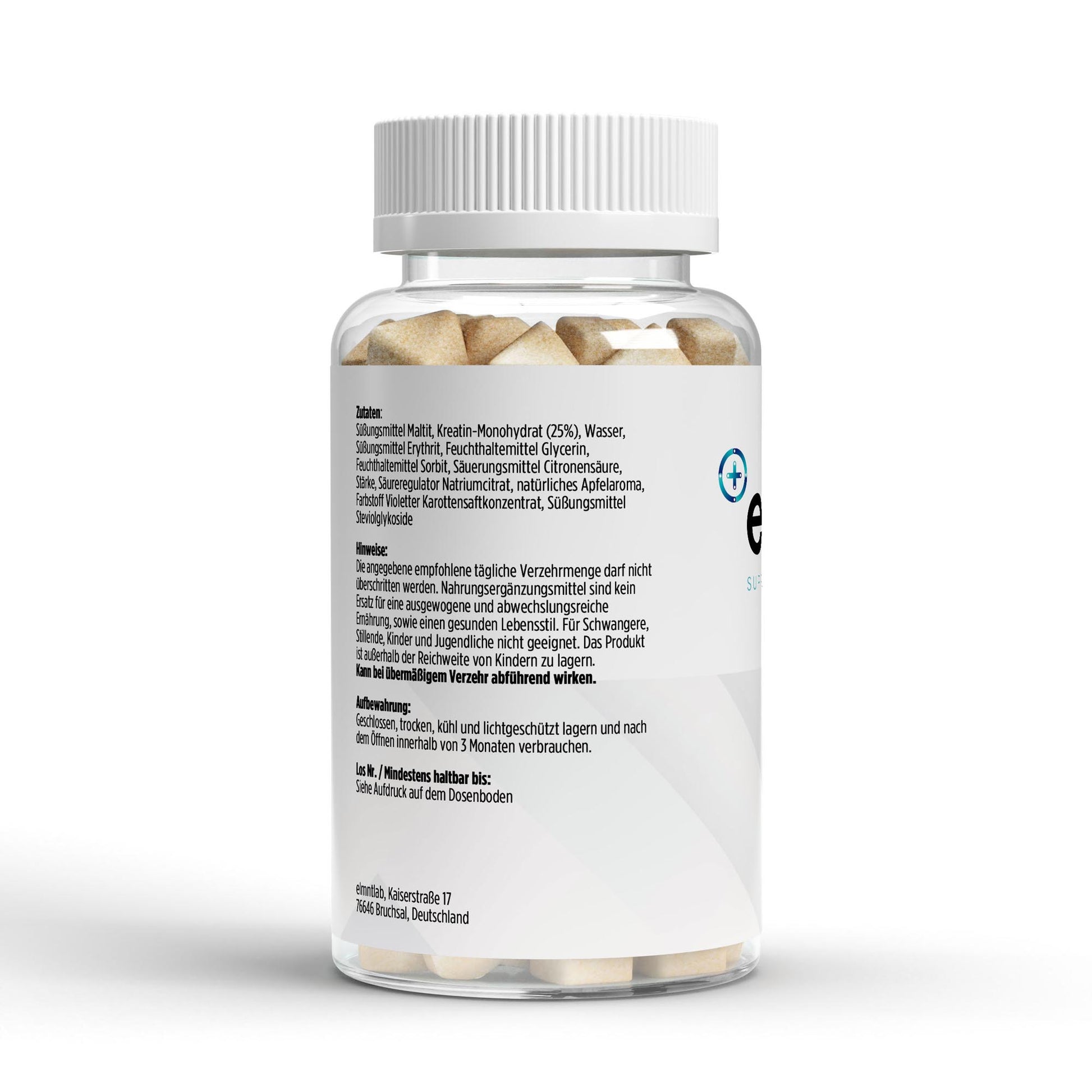 Kreatin Gummies 90 Stück Muskelaufbau Kraft praktisch