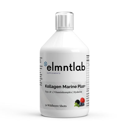 Kollagen Marine Shots 1500 DA Wildbeere 500ml Haut Haare