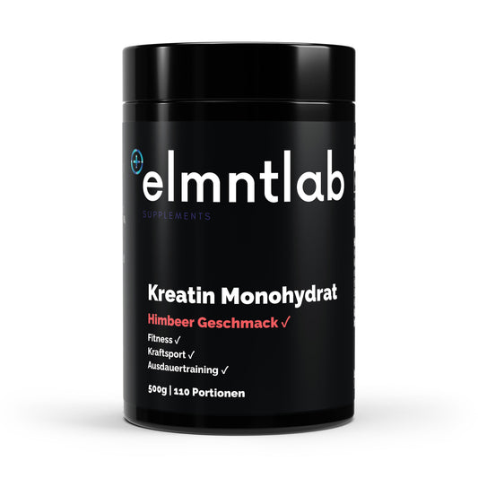 Kreatin Monohydrat Raspberry 500g Himbeer Geschmack