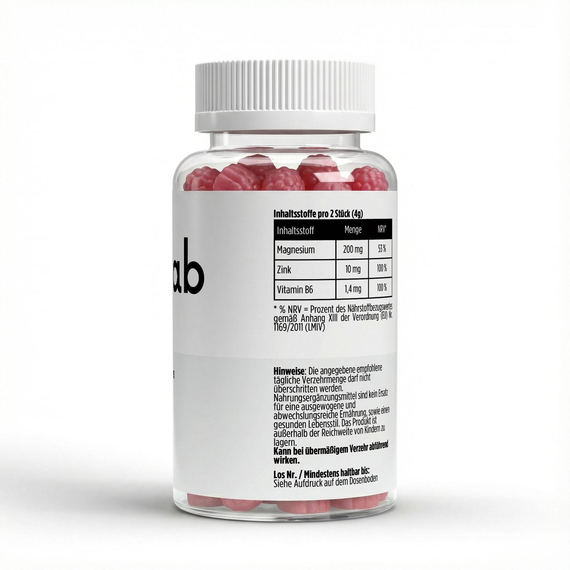 Magnesium Zink B6 Gummies 60 Stück lecker praktisch
