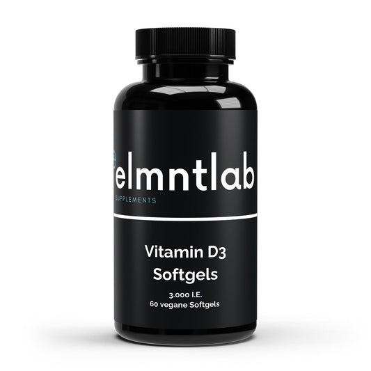 Vitamin D3 3000 IE 60 vegane Softgels Knochengesundheit