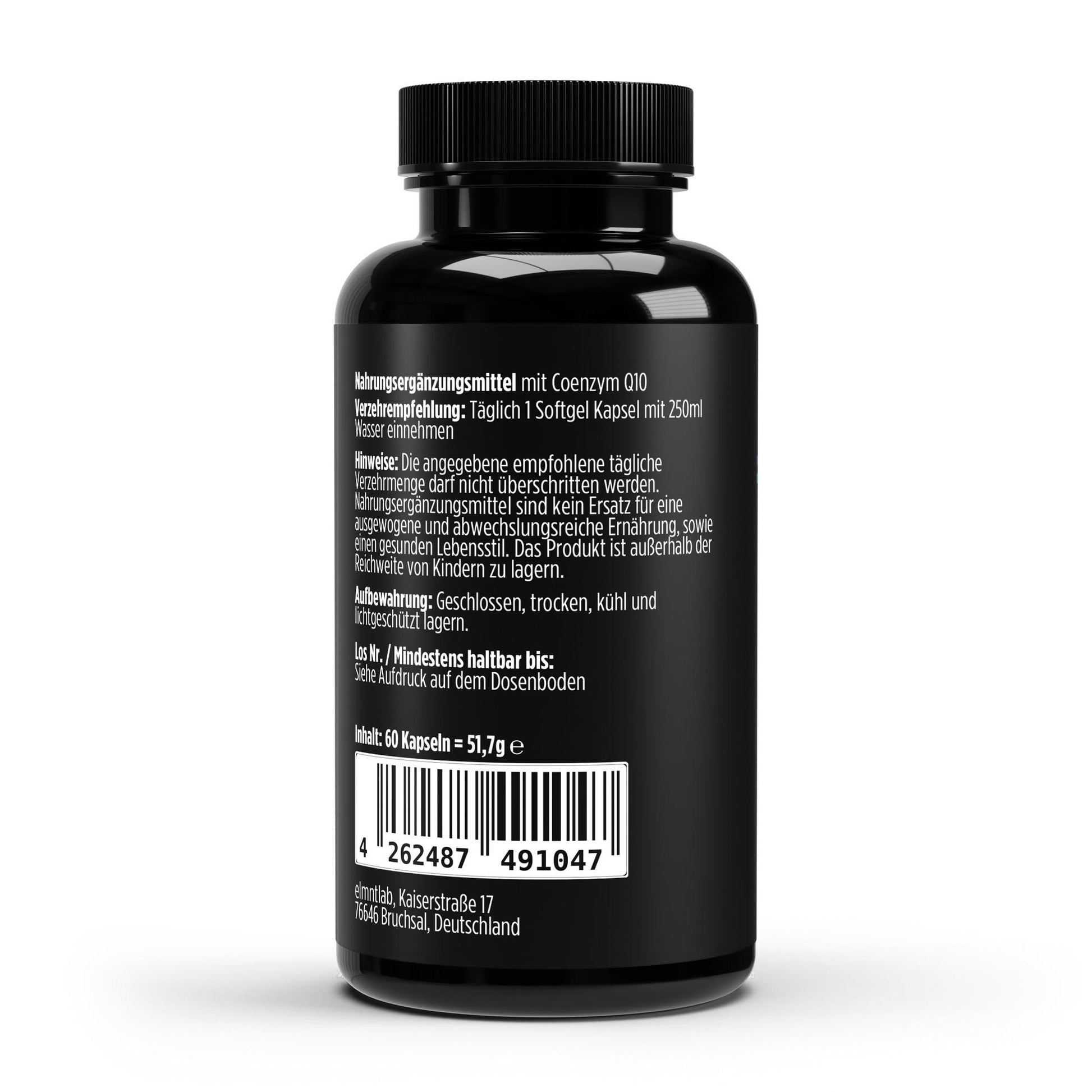 Coenzym Q10 200mg 60 Softgels Energie Herz Zellschutz