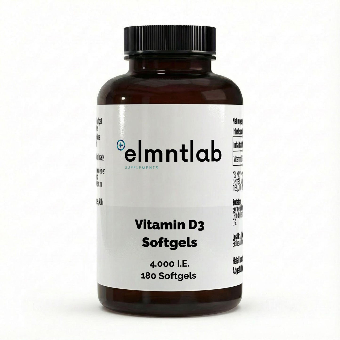 Vitamin D3 4000 IE 180 Softgels hochdosiert vegan