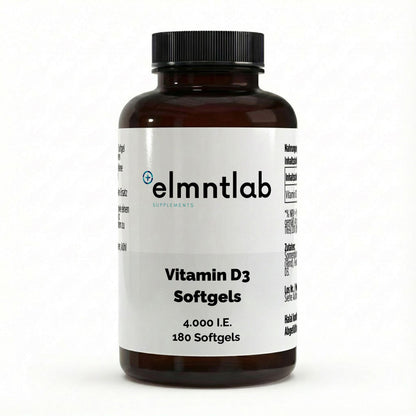 Vitamin D3 4000 IE 180 Softgels hochdosiert vegan