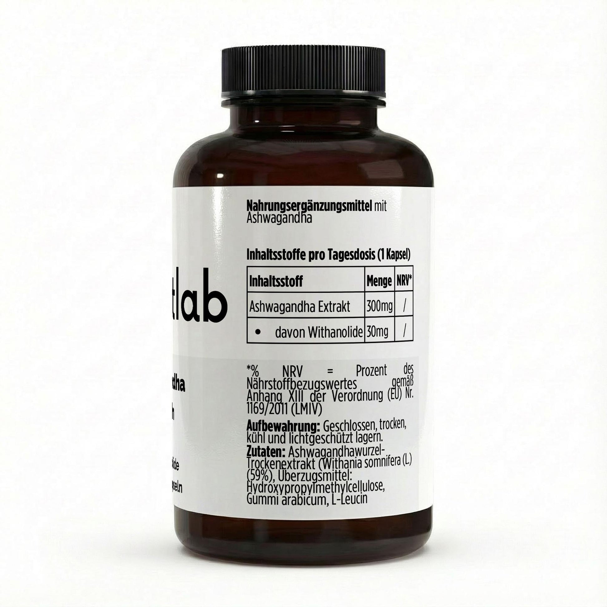 Ashwagandha 10 Prozent Withanolide 90 vegane Kapseln Stressabbau