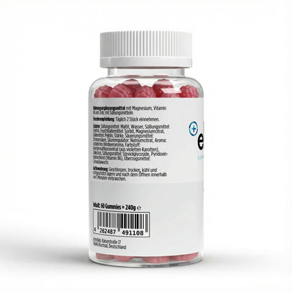 Magnesium Zink B6 Gummies 60 Stück lecker praktisch