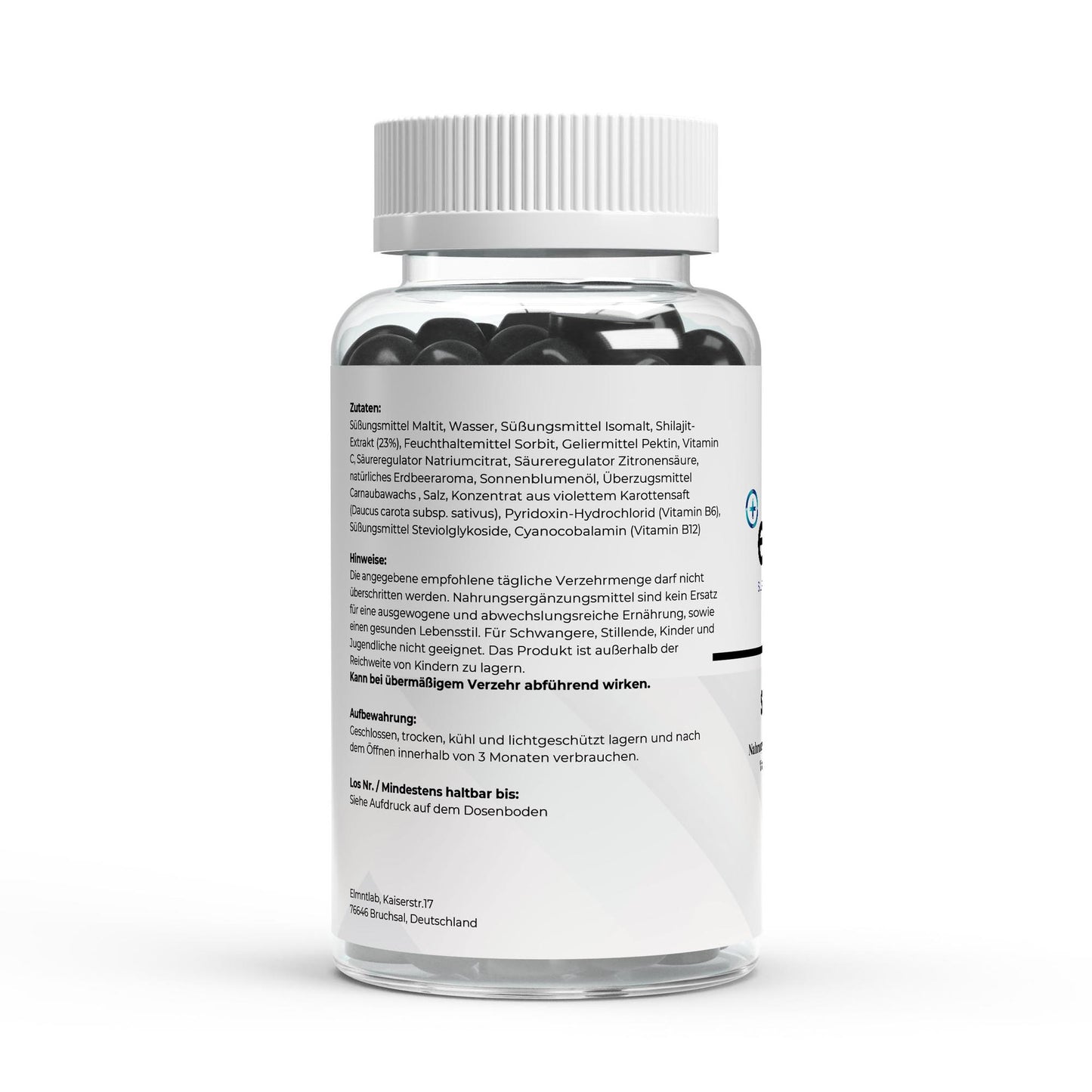Shilajit Gummies Vitamin C B6 B12 60 Stück Energie Vitalität