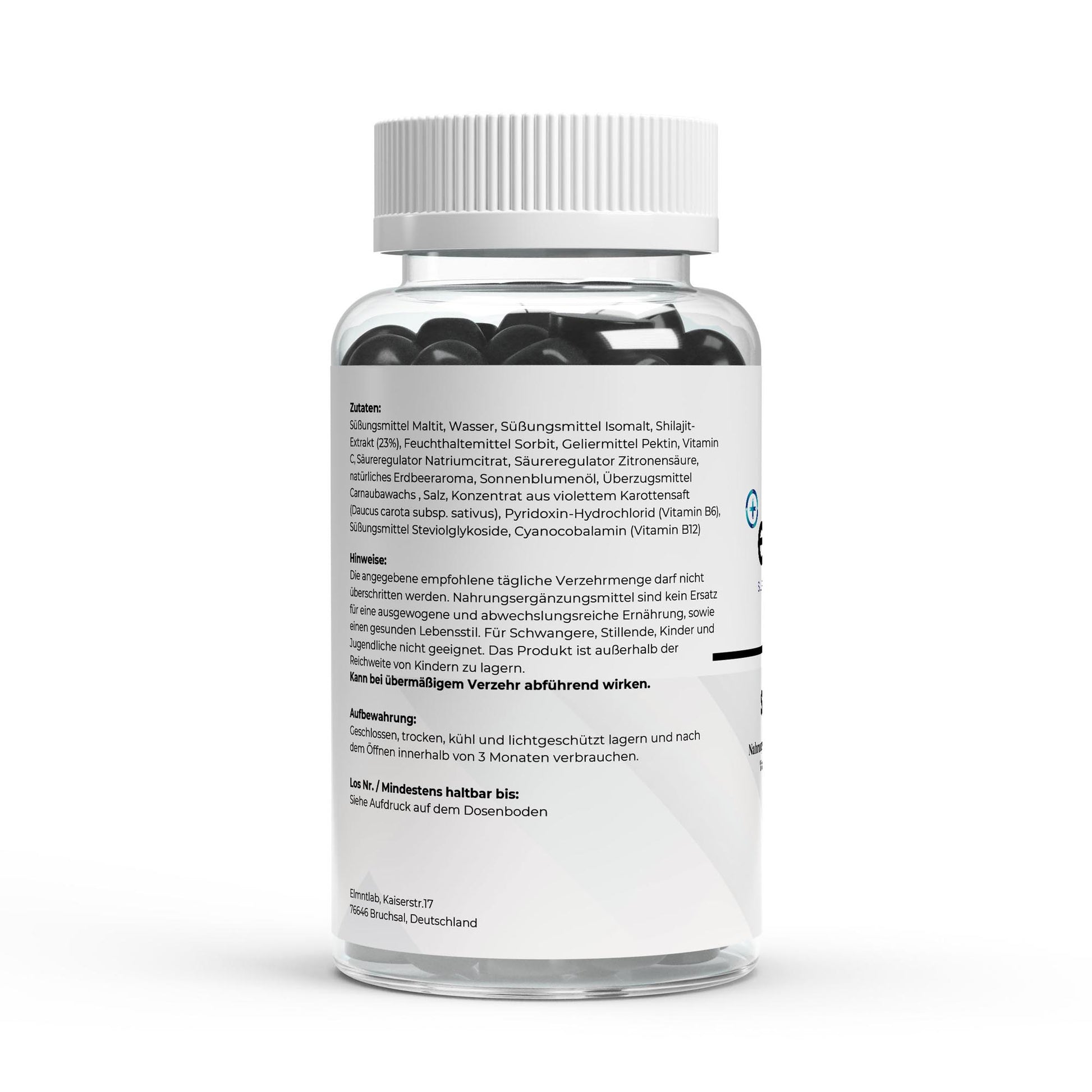 Shilajit Gummies Vitamin C B6 B12 60 Stück Energie Vitalität