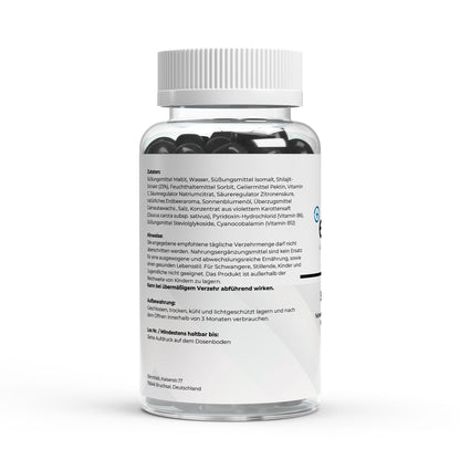 Shilajit Gummies Vitamin C B6 B12 60 Stück Energie Vitalität