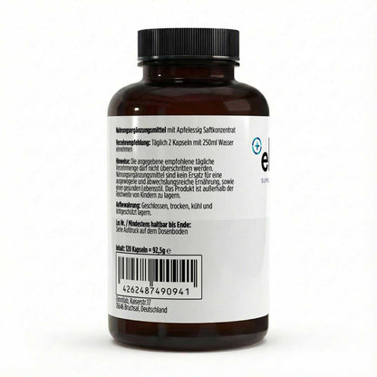 Apfelessig Extrakt vegane Kapseln von elmntlab 600 mg