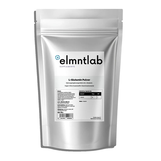 L-Glutamin Pulver 500g Doypack Regeneration Immunsystem