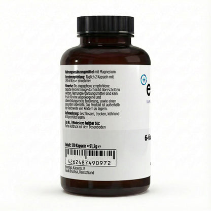  Magnesium 6x Komplex B6 120 vegane Kapseln Premium