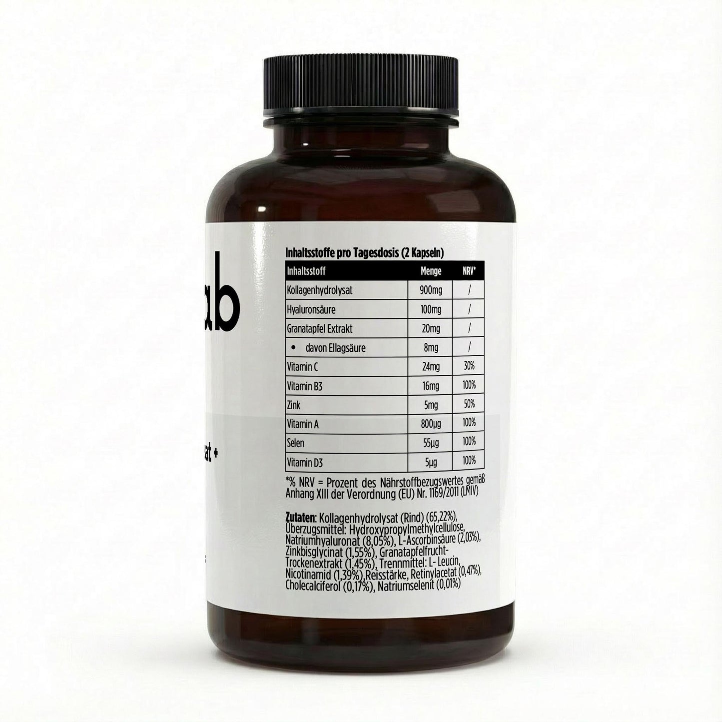 Premium Kollagenhydrolysat 180 Kapseln hochdosiert Bindegewebe