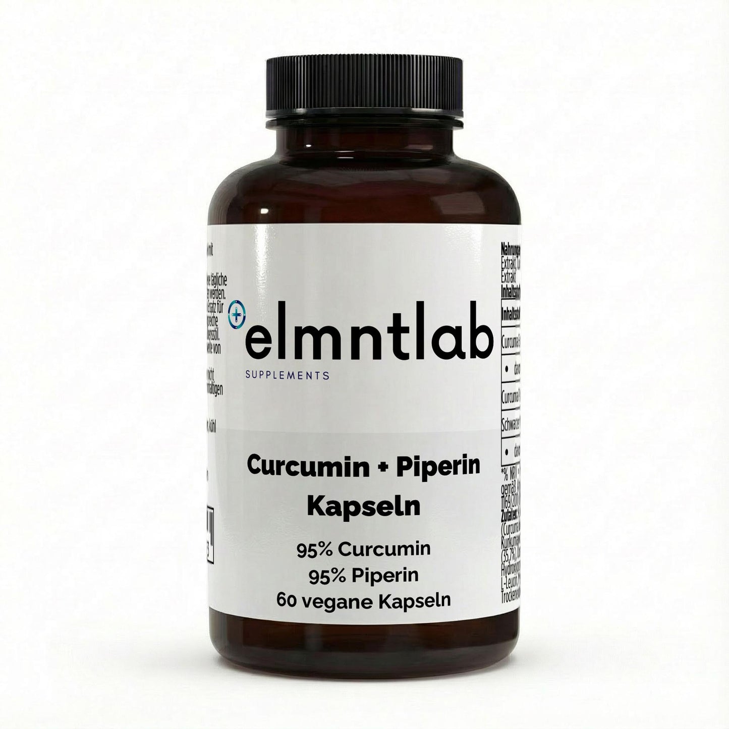  Curcuma 95 Prozent Curcumin Piperin 60 vegane Kapseln hochdosiert
