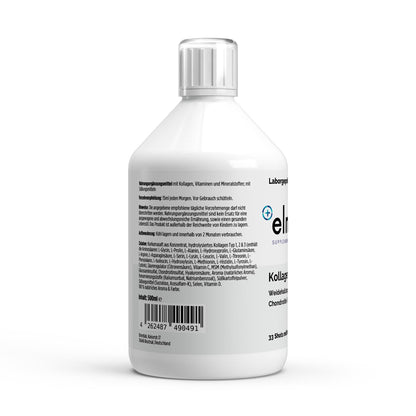 Kollagen Support Shots 1500 DA Wild Berry 500ml Bindegewebe