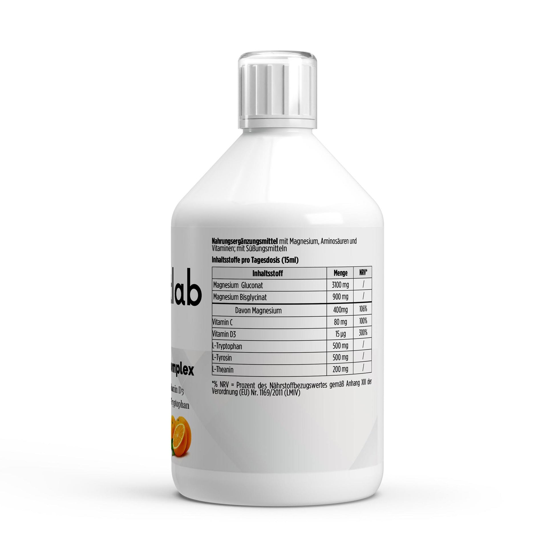 Magnesium Komplex Shots Plus 500ml flüssig Muskeln Nerven