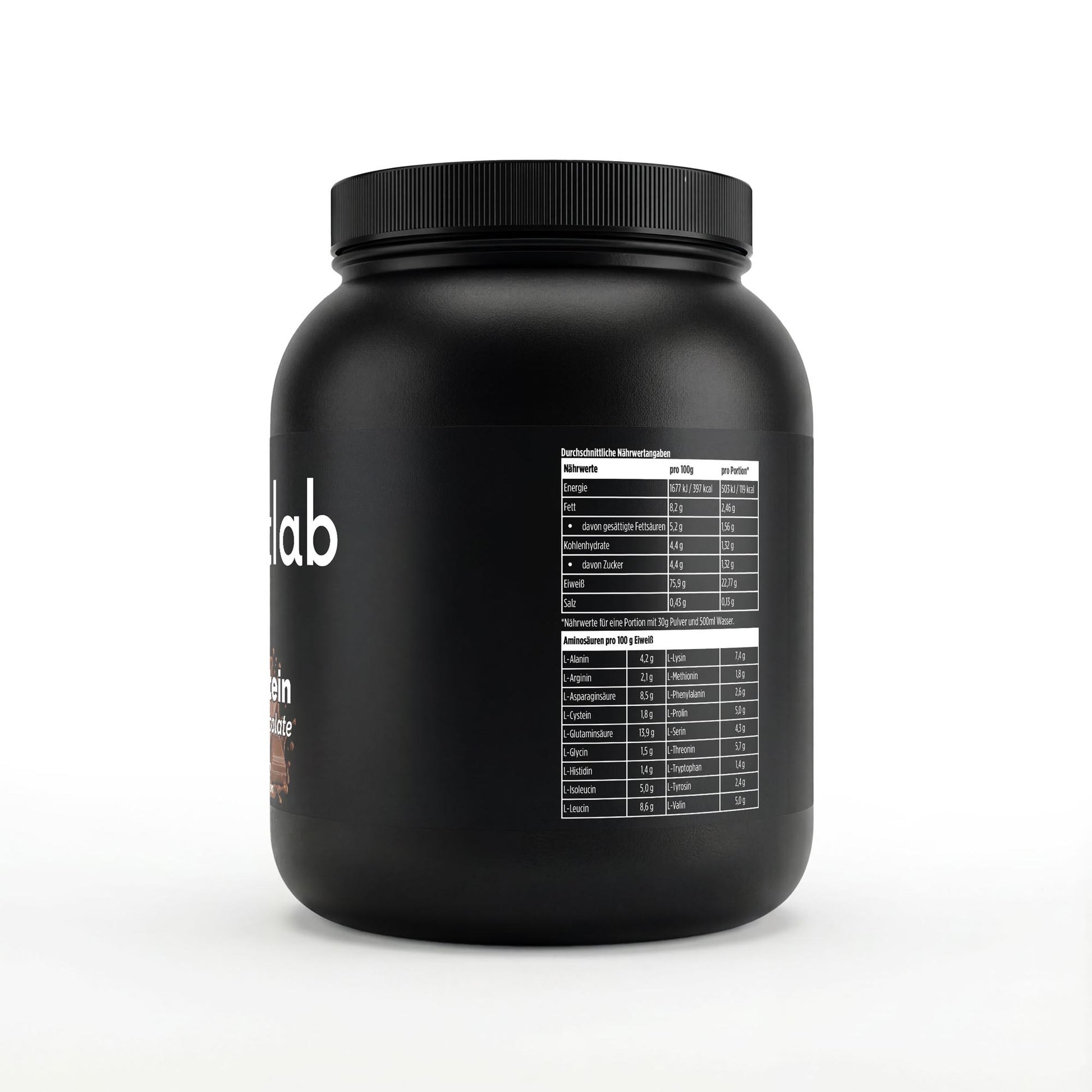 Premium Whey Protein Schokolade 1kg Dose Muskelaufbau