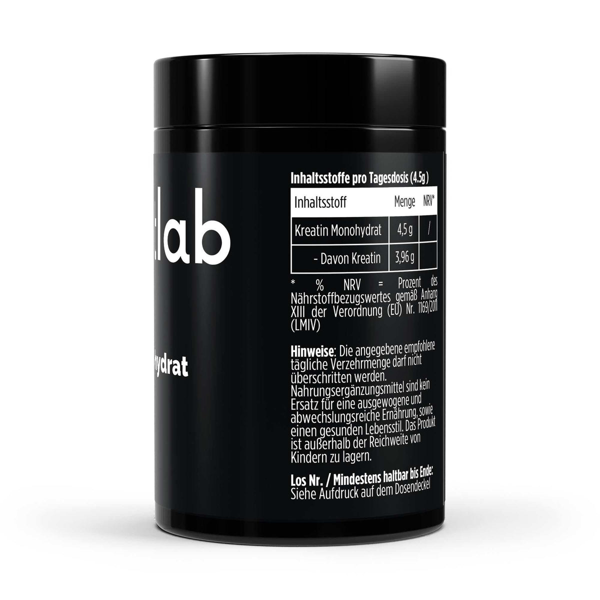 500g geschmacksneutrales Kreatin Monohydrat Pulver für Sportler