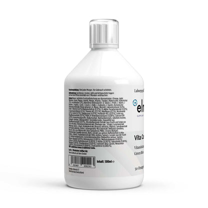 Vegane Multivitamin-Shots Vita Complete PLUS+ mit Orangengeschmack von elmntlab